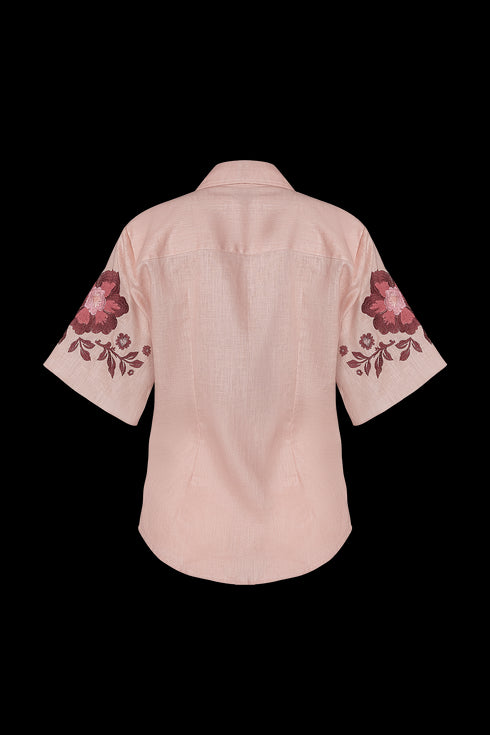 Inamorata Short Sleeve Shirt Cherry Blush